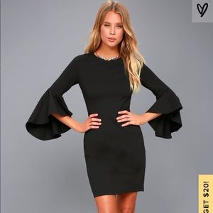 Lulus Dress - Black - WORN ONCE!!